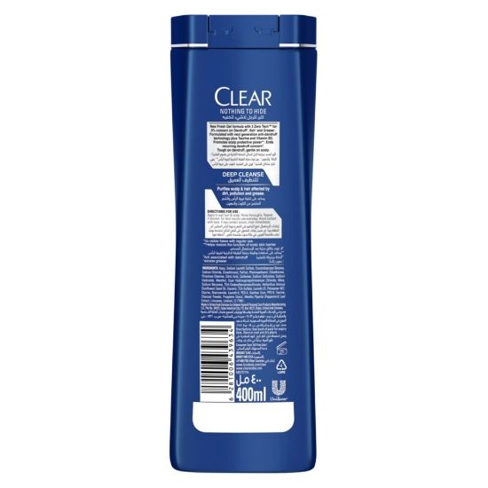 Picture of Clear Men's Deep Cleanse Anti-Dandruff Shampoo 400ml