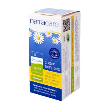 Picture of Natracare Organic Cotton Tampons Regular 16pcs