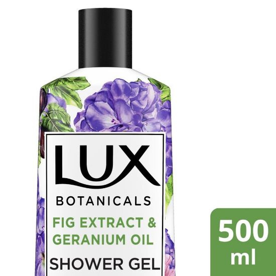 Picture of Lux Botanicals Skin Renewal Body Wash Fig Extract And Geranium Oil 500ml