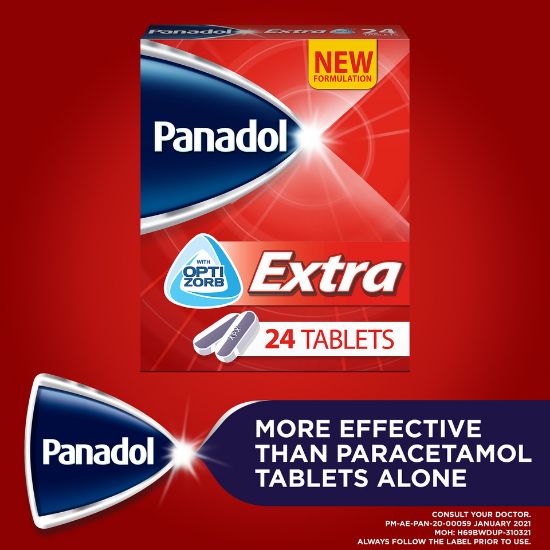 Picture of Panadol Extra with Optizorb 48 Tablets