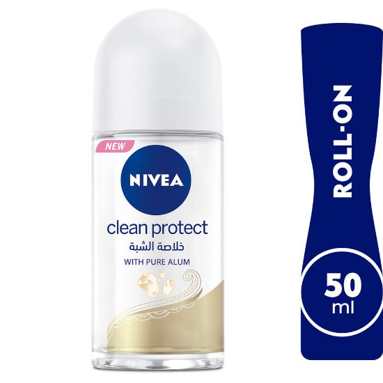 Picture of Nivea Roll On Antiperspirant for Women Clean Protect 50ml