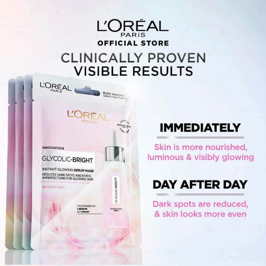 Picture of L'Oreal Paris Glycolic Bright Serum Mask 22g