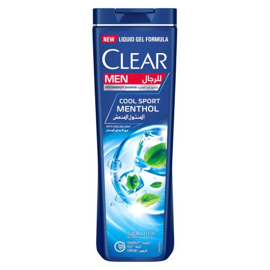 Picture of Clear Men's Cool Sport Menthol Anti-Dandruff Shampoo 400ml