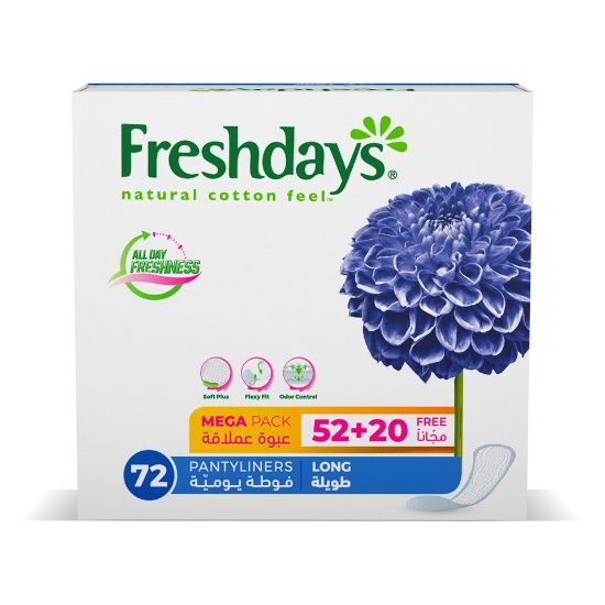 Picture of Freshdays Daily Liners Long 72pcs