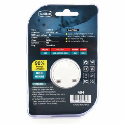 Picture of Suntec LED Night Light With USB Port, A94