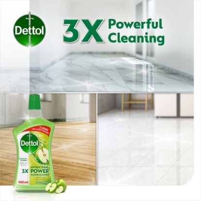 Picture of Dettol Green Apple Antibacterial Power Floor Cleaner 900ml