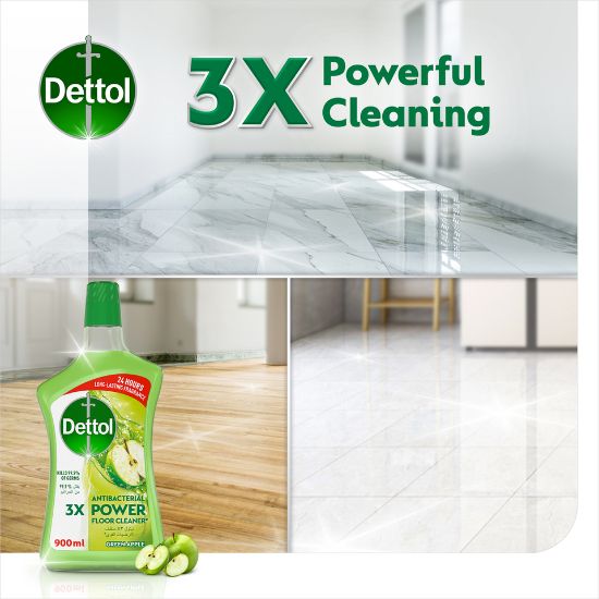 Picture of Dettol Green Apple Antibacterial Power Floor Cleaner 900ml