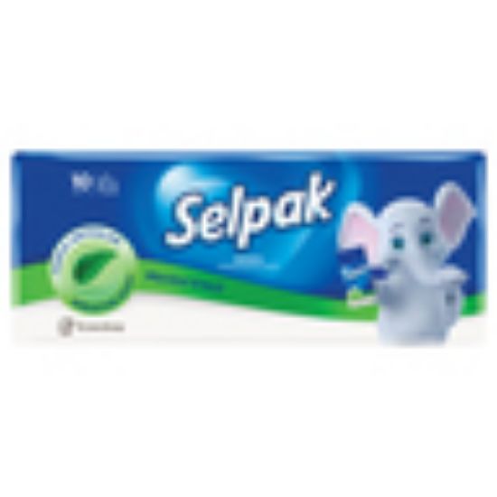 Picture of Selpak Facial Pocket Tissue Hanky Mentholated 4ply 10 x 10 Sheets