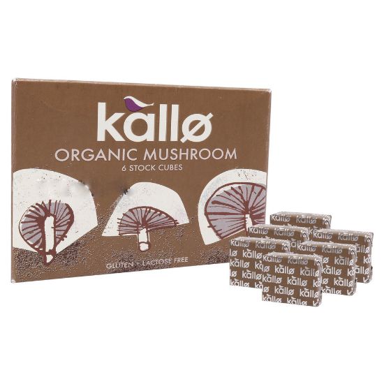 Picture of Kallo Organic Mushroom 6 Stock Cube 66g