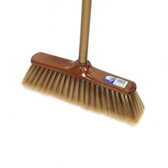 Picture of Mr.Brush 125.10 Reg Golden Soft Broom with long Stick, Assorted colors