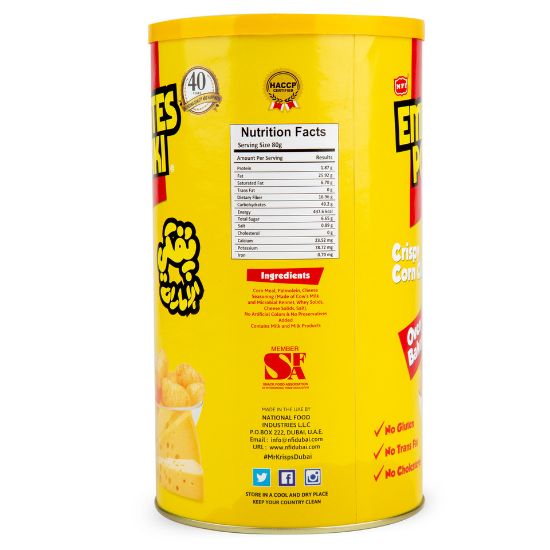 Picture of Emirates Pofaki Crispy Corn Curls 80g