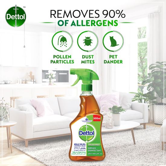 Picture of Dettol Original Anti-Bacterial Surface Disinfectant Liquid Trigger 500ml