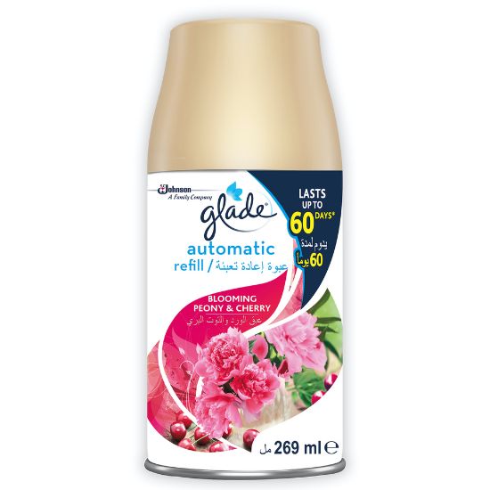 Picture of Glade Automatic Refill Air Freshener Blooming And Cherry 269ml