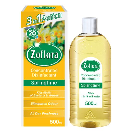 Picture of Zoflora Spring Time 3in1 Action Concentrated Disinfectant 500ml