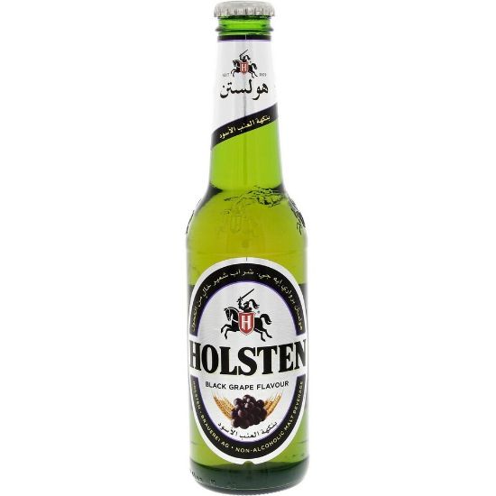 Picture of Holsten Black Grape Flavour Non Alcoholic Beer 330ml(N)