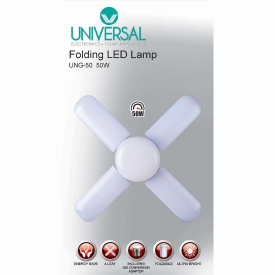 Picture of Universal Folding Led Lamp/Bulb E27 50Watt UNG-50