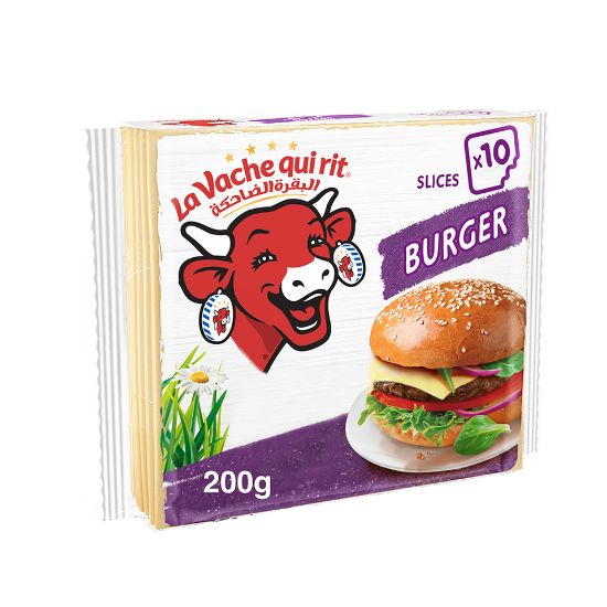 Picture of La Vache qui rit Burger Cheese Slices 10 Slices 200g