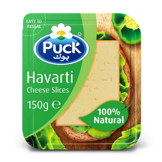 Picture of Puck Havarti Natural Cheese Slices 150g