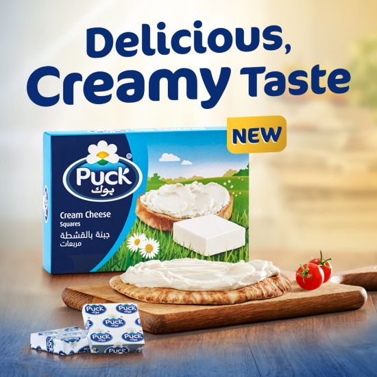 Picture of Puck Cream Cheese Squares 12 Portions 216g