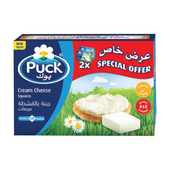 Picture of Puck Cream Cheese Squares 24 Portions 2 x 432 g