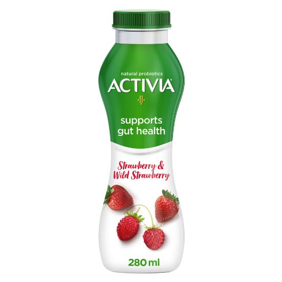 Picture of Activia Go Drinkable Yoghurt Strawberry & Wild Strawberry 280ml(N)