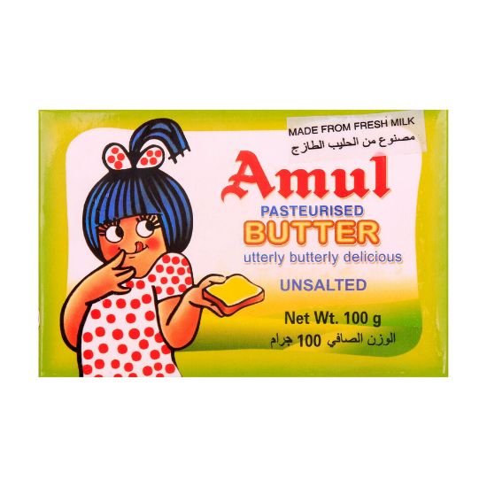 Picture of Amul Butter Unsalted 100g