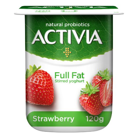 Picture of Activia Stirred Yoghurt Full Fat Strawberry 120g(N)