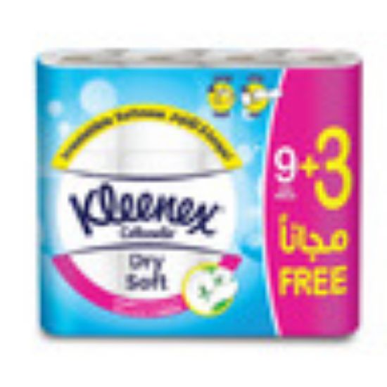 Picture of Kleenex Toilet Tissue Dry Soft 9+3 Free Roll