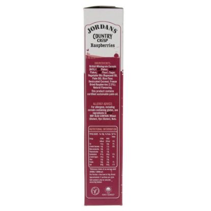 Picture of Jordan's Country Crisp With Tangy Raspberries 500g