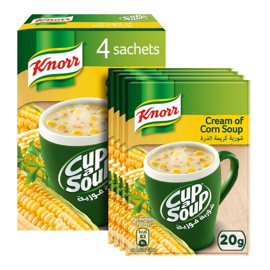 Picture of Knorr Cup A Soup Cream of Corn 4 x 20g(N)