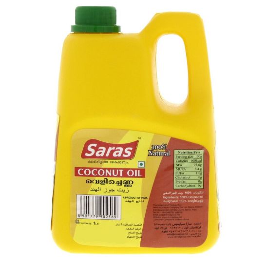 Picture of Saras Coconut Oil 1Litre(N)