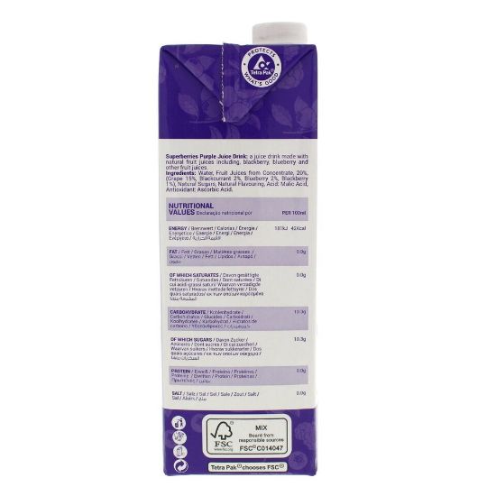 Picture of The Berry Company Superberries Juice Drink Purple 1 Litre(N)