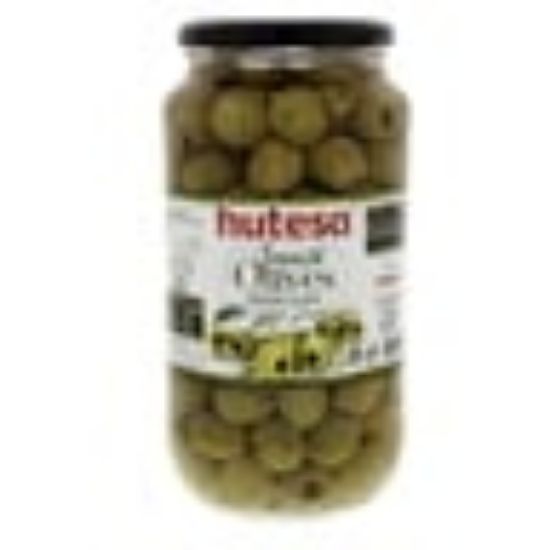 Picture of Hutesa Spanish Green Olives Pitted 400g