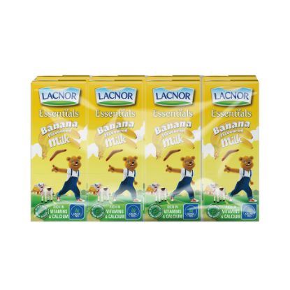 Picture of Lacnor Essentials Banana Flavoured Milk 180ml(N)