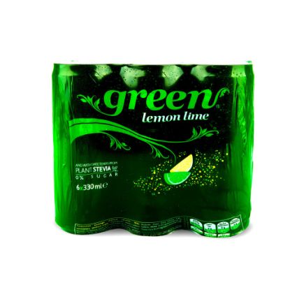 Picture of Green Cola Drink Lemon Lime 6 x 330ml(N)