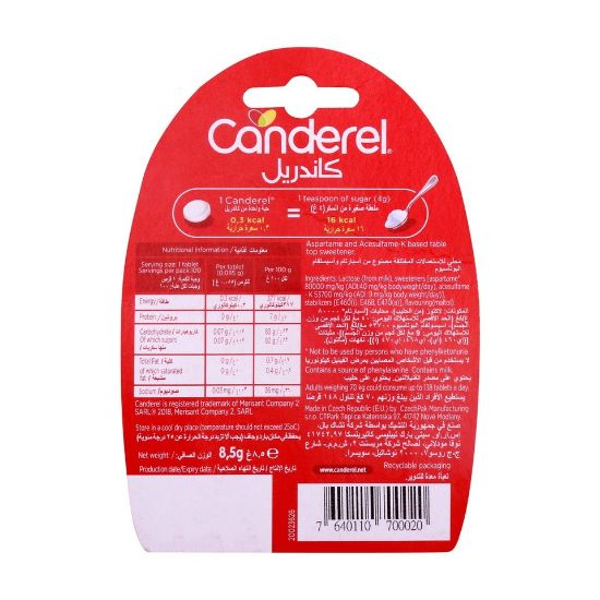 Picture of Canderel Low Calorie Sweetener Tablet 100's(N)