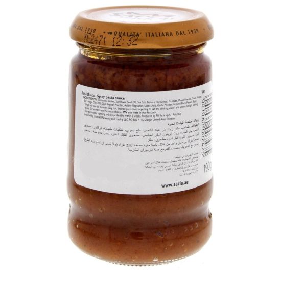 Picture of Sacla Arrabbiata Spicy Pasta Sauce 190g