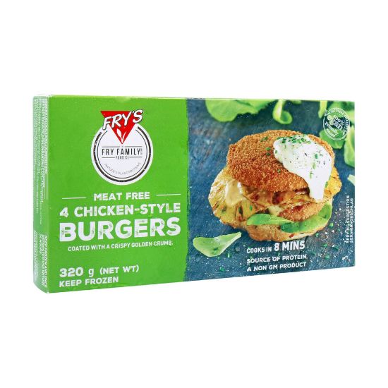 Picture of Fry's Family Meat Free 4 Chicken-Style Burgers 320g(N)