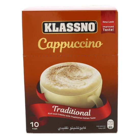 Picture of Klassno Cappuccino Traditional 10 x 18g