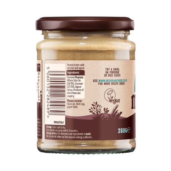 Picture of Meridian Coconut and Peanut Butter 280g(N)