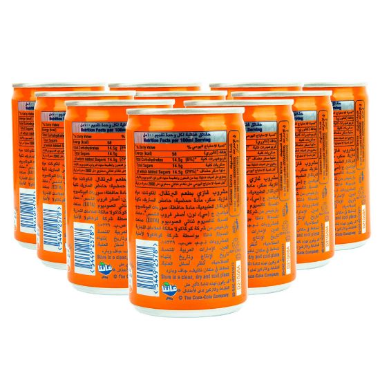 Picture of Fanta Orange Can Value Pack 10 x 150ml(N)