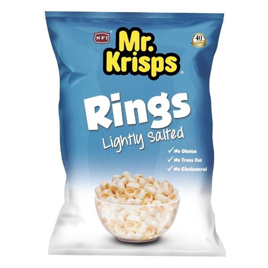 Picture of Mr. Krisps Rings Ready Salted Potato Crunches 25 x 15 g