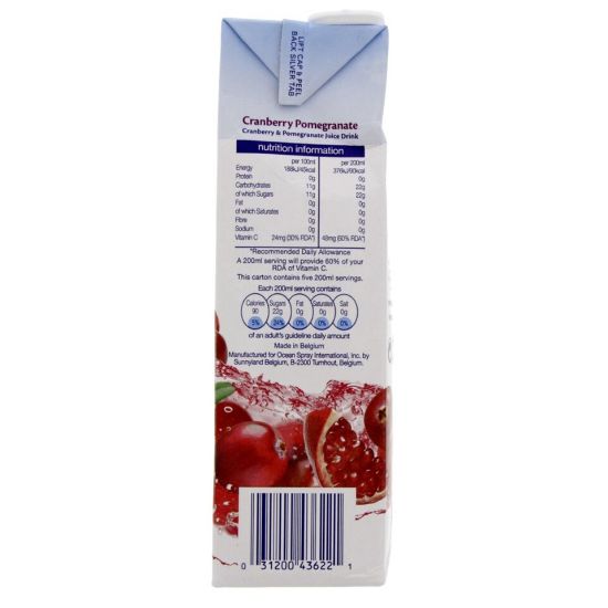 Picture of Ocean Spray Cranberry & Pomegranate Juice Drink 1Litre(N)