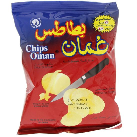 Picture of Oman Potato Chips 25 x 15 g