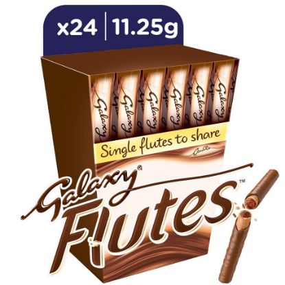 Picture of Galaxy Flutes Chocolate Twin Fingers 11.25g x 24pcs(N)