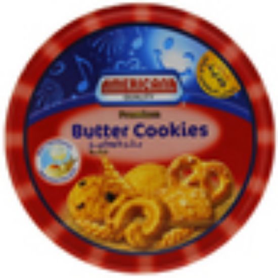 Picture of Americana Premium Butter Cookies Red 908g