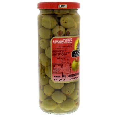 Picture of Figaro Stuffed Green Olives With Pimiento-Paste 270g