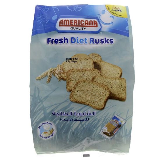 Picture of Americana Fresh Diet Rusks 350g