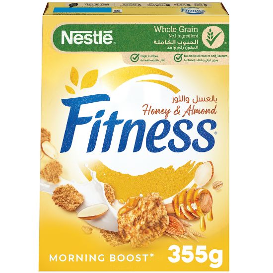 Picture of Nestle Fitness Honey And Almonds Breakfast Cereal 355g