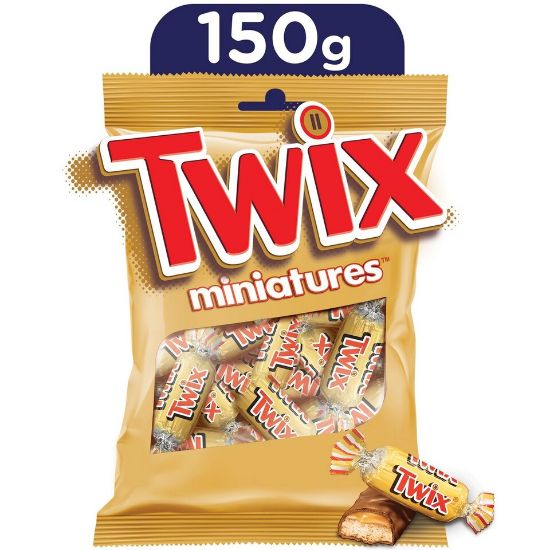 Picture of Twix Miniatures Chocolate Mini Bars 150g(N)